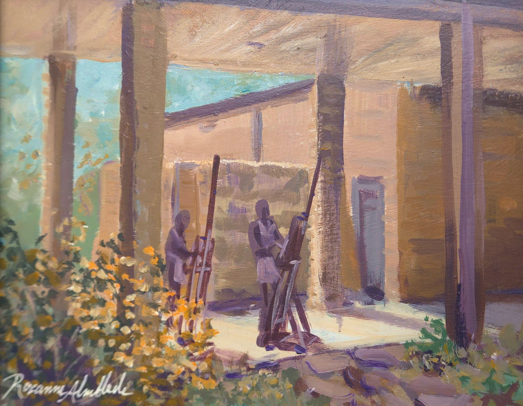 "Painters".  Original Painting by Roxanne Almblade