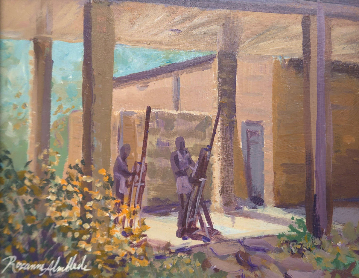 "Painters".  Original Painting by Roxanne Almblade