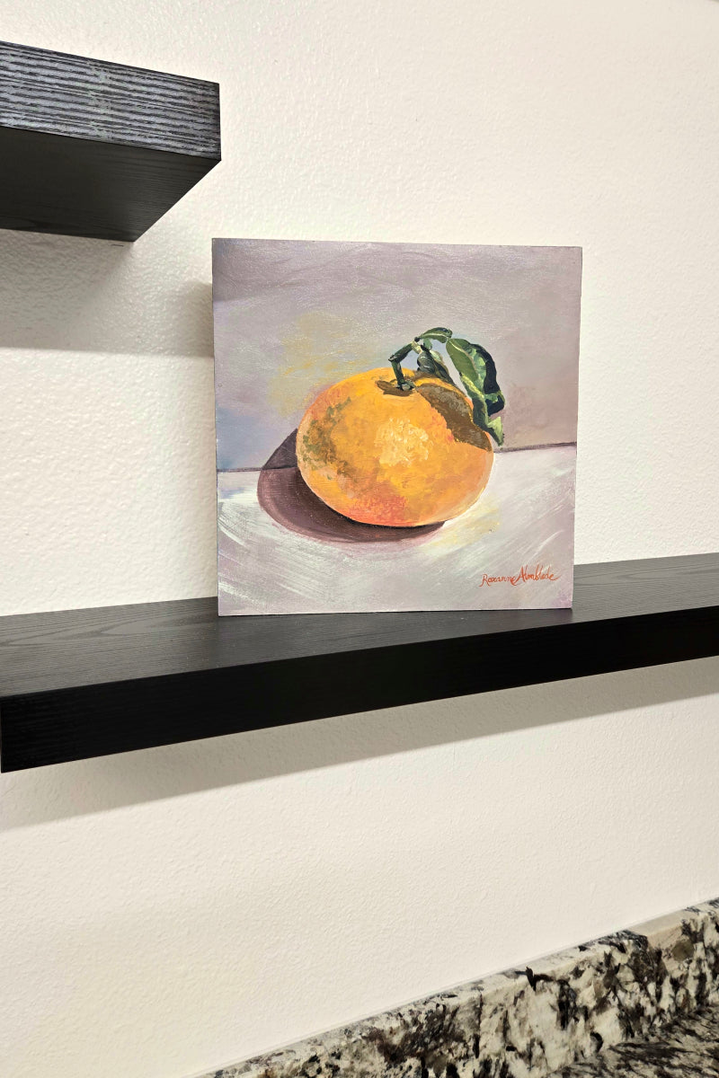 "The Salty Dog." Grapefruit Still Life Original Painting by Roxanne Almblade